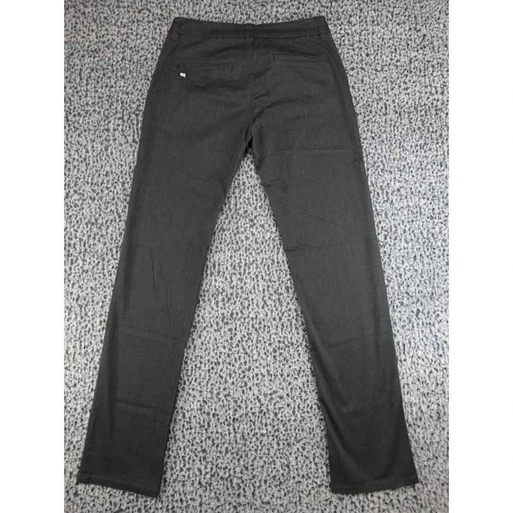 RSQ Slim Straight Pants Mens 30x32 Grey Charcoal Chino Skater Trousers‎
